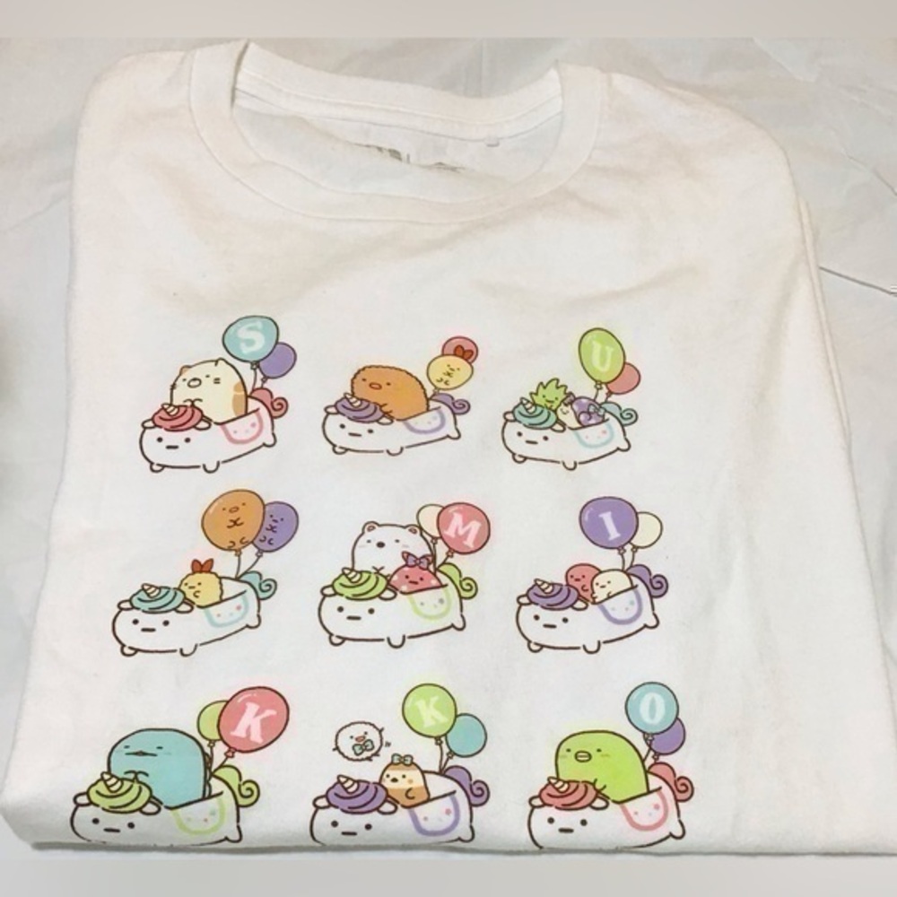 Uniqlo Sumikkogurashi & Unicorns T-Shirt